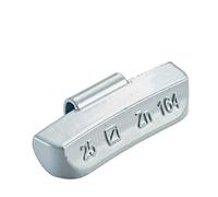 Hofmann Power Weight Type164 5164-0150-001 argent 25g 100x Masses d'équilibrage de roue pour jantes en acier, masse pneu