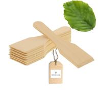 Hofmeister Holzwaren|8x grattoir à raclette en bois, protège les poêlons à raclette enduits, spatule à raclette résistante à la chaleur d'Europe en hêtre local|1x jeu de 8 grattoirs | 13cm