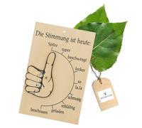 Hofmeister Holzwaren| Baromètre d'ambiance, Bois, Cadeaux de Nains Amusants - idées Cadeaux pour Les collègues de Bureau, Panneau de Porte de Patron Amusant, Nains décoratifs