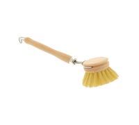 Hofmeister Holzwaren| Brosse à Vaisselle en Bois, Petite tête de Brosse de 4,3 cm à Changer, Bon résultat de rinçage grâce à des Poils en Fibres Stables, Brosse à Vaisselle,23 cm
