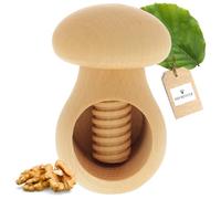 Hofmeister Holzwaren| Casse-Noix en Bois de hêtre Non traité, Produit Naturel de l'UE de Haute qualité, Casse n'importe Quelle Noix, 10 cm|Non traité