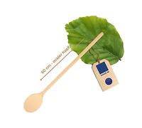 Hofmeister Holzwaren - Cuillère de Cuisson Ovale avec Trou de Suspension au Bout de la Tige (60 cm)