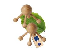HOFMEISTER® Lot de 2 appareils de massage en bois de hêtre, contre les tensions et les douleurs, bien-être et détente pour le dos, produit naturel en provenance d'Europe, araignée de massage, 4