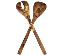 HOFMEISTER® Lot de 2 couverts à salade en bois d'olivier 31 cm