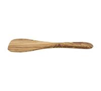 HOFMEISTER® Lot de 2 spatules en bois d'olivier, bord aplatit, grain accrocheur, ustensile de cuisine, cuillère de cuisine, 25 cm