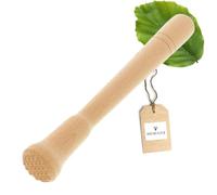 HOFMEISTER® Pilon à cocktail pour caipirinha & toutes les boissons, 22 cm, Pilon de bar pour grands verres, écrase les citrons verts & les glaçons grâce à la face inférieure rugueuse, Made in EU