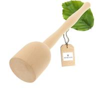 HOFMEISTER® Pilon à pommes de terre 30 cm, pour pommes de terre, légumes, fruits & choucroute, en bois de hêtre, résistant à la chaleur, antibactérien, ne raye pas, robuste, fabriqué en Europe