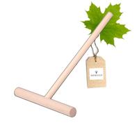 HOFMEISTER® Répartiteur de pâte pour crêpes, galettes, 20 cm, répartit uniformément, sans rayures ni plastique, résistant à la chaleur, bois de hêtre