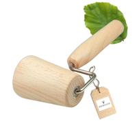 HOFMEISTER® Rouleau à pâte en bois conique 17 cm, plaque à pâtisserie, outil de cuisine pour étaler fondant, pâte à kouglof, rouleau à pâtisserie, accessoires de pâtisserie