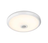 HOFTRONIC - LED Plafonnier - Détecteur de Mouvement et Interrupteur Crépusculaire - 360º 1-6 meter - 12W 1000lm - 3000K Blanc Chaud - lampe à détecteur - IP20 Interieur