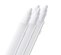 HOFTRONIC - Q-Series Lot de 4 Réglette LED 150cm - IP65 extérieur étanche - 48W 5760 Lumens - 4000K blanc neutre - IK08 - Connectable rapide - pour Sous-sol, Garage, et l'entrepôt - Lampe Fluorescente