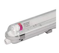 HOFTRONIC - Réglette LED 120cm - 18W 3150 Lumen (175lm/W) - IP65 extérieur étanche - 4000K neutre blanc - 50.000h - Avec tube fluorescent LED - Lampe de cave éclairage de garage - Connectable