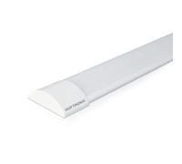 HOFTRONIC - Réglette LED 150 cm 50W Tube intégré 6400K Blanc chaud 6000lm Super lumineux 30000h Lampe LED longue portée 1500x74x25mm (LxlxH) Lampe de cave éclairage de garage - IP20