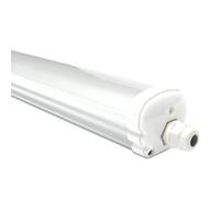 HOFTRONIC - Réglette LED étanche 150 cm IP65 - Avec connecteur à vis - 48W 5760 Lumen - 6500K Blanc froid - Connectable - Lampe pour cave, Garage et Bureau