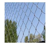 HOFUNTRE Anti-Chute Écran De Clôture ，Souple Câble De Maille d'acier ，Filet Garde Corps，Tressage Multibrins, Capacité De Charge Stable, Forte Ténacité Et Durabilité(6 * 1m/19.6 * 3.2ft)