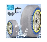 HOFUNTRE Chaussette Voiture,Chaussette Pneu Neige, Traction d'urgence d'hiver AntidéRapante for La Glace Et La Neige, Largeur De Pneu AdaptéE 185-285mm, 2 PièCes(235/60R18)