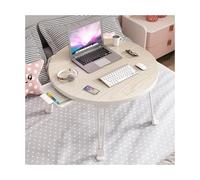 HOFUNTRE Nouvelles Jambes conceptuelles, Plusieurs Couleurs Disponibles,tiroir de Rangement, Plateau Rond,Idéal pour la Maison, Le Bureau et Les Petits espaces.(Maple B)