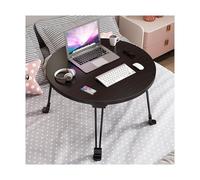 HOFUNTRE Nouvelles Jambes conceptuelles, Plusieurs Couleurs Disponibles,tiroir de Rangement, Plateau Rond,Idéal pour la Maison, Le Bureau et Les Petits espaces.(Black B)