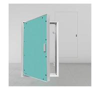 HOFUNTRE Panneau d'Accès Préinstallée, Finition sans Joint, Pouvant être Peint, Usage Multiple, Plafond, Bureau à Domicile, Buanderie(500x500mm/20x20in)