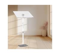 HOFUNTRE Podium Polyvalent for Présentations，Podium De Présentation Acrylique，Conception À Coins Arrondis, Attentionnée Et Sûre, Stable Et Durable, Structure Ferme Et Fiable