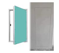 HOFUNTRE Trappe de Visite Aluminium pour Placo, Finition sans Joint Pouvant être Peinte, Installation Rapide, pour Murs, Plafonds, Garages(500x800mm/20x32in)