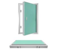 HOFUNTRE Trappe de Visite Plafond en Aluminium, Cadre Durable, Finition sans Joint Pouvant être Peinte, pour Plafond, Bureau à Domicile(600x600mm/24x24in)