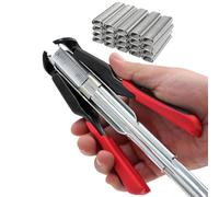 Hog Ring Pliers - Clamp Installation Stapler With 2,500 C-Type Nails