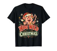 Hog Wild pour Noël, fête des cochons T-Shirt