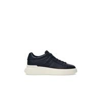 Hogan Baskets H580 en Cuir Bleu HXM5800DV42LE9U805 Bleu, bleu, 42 EU