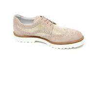 Hogan - Chaussure Francesina Italienne Modèle H259 - Femme - Chaussures - Beige - Taille: 37 1/2 EU