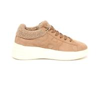 Hogan - Chaussures en daim et fourrure écologique - Femme - Chaussures - Beige - Taille: 36 EU
