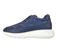 Hogan Chaussures Homme interactive3 en Nabuck et Cuir HXM3710CP50UGWU801 Bleu, bleu, 41 EU