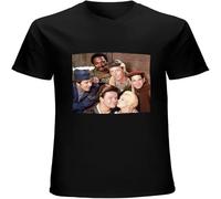 Hogan' Heroes TV Vintage T Shirt Short Sleeve Funny Top Black S