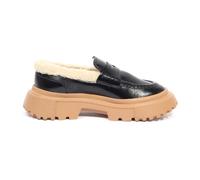 Hogan - Mocassins en Eco-Fourrure - Femme - Chaussures - Noir - Taille: 36 1/2 EU
