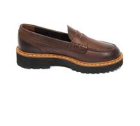 Hogan - Mocassins Vintage avec Semelle à Mémoire de Forme - Femme - Chaussures - Brun - Taille: 36 EU