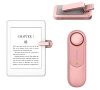 Hogance RF Télécommande Tourne Page Commande pour Kindle Paperwhite Oasis Voyage, Tourneur de Pages E-Reader de iPad iPhone Tablettes, Accessoires pour la Lecture de Kindles, HKRC005, Rose