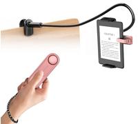 hogance Support pour Tablettes pour la Lecture Kindle avec RF Télécommande Tourne Page (HKRC005, Rose), Support pour eReaders et Télécommande Liseuse, Accessoires pour la Lecture Kindle/iPad/Tablets