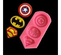 HoganeyVan Captain America Superman Batman Symbole Bricolage Gâteau Moule Moule À Bonbons Au Chocolat Cuisson Au Four