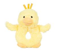 Hogdseirrs Apricot Lamb Jouet Doux de hochet de Canard de chéri, Animal farci en Peluche pour Shaker Doux Nouveau-né de poignée de Main Plus de 0 Mois (Canard, 15cm)