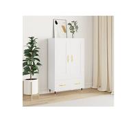 Buffet Haut Armoire de Rangement Meuble de Salon Bois d'Ingénierie vidaXL