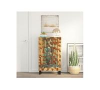 vidaXL Buffet haut et tiroir 60x33x100 cm bois massif récupération/fer 352935