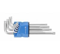 Högert Technik - Jeu de Cle Torx, Set de Tournevis Torx, Tailles T10 à T50, Ensemble Torx, Fabriqué en Acier Alliage S2, Jeu de Cles Torx Résistant à la Déformation et à l'Usure - 9 Pièces