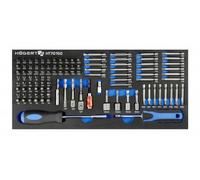 Hogert Technik Kit caisse/encastrement-tournevis (bits) HT7G150