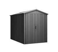 Hoggar - Abri de Jardin métal Pioneer Y50 - Structure autoportante - Portes renforcées - Serrure avec clé Incluse - Piliers en V - Plafond Robuste - Cabane extérieur 168x256x200cm - 4,30m2