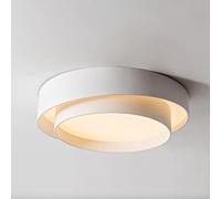 HOGNYAU Plafonnier LED Rond Nordique Restaurant Moderne Étude Chambre Plafond Plat Éclairage Plafond De Balcon Simple Et Créatif Près du Plafonnier 6000K Luminaire Encastré Minimaliste Personnel