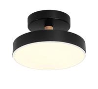 HOGNYAU Plafonnier LED Simple Et Moderne, Plafonnier À Économie D'énergie De Forme Ronde De 7,0 Pouces, Luminaire LED Semi-encastré À Proximité du Plafond, Blanc Lumière du Jour 6000k, pour Salon