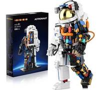 HOGOKIDS Astronaute Blocs de Construction 896 PCS avec Présentoir et deux Casques Creative Stem Cadeaux Enfant Garçon 8+