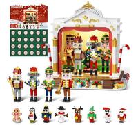 HOGOKIDS Calendrier de l'Avent 2026 Kit de Construction Théâtre LED 24 Jours Mini Blocs Dès 10 Ans Cadeau Noël