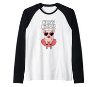 Hogs and Kisses Lunettes de Soleil en Forme de cœur Motif Ballerine Manche Raglan