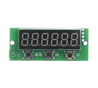 hogtnd 0-999999 Module de compteur numérique électronique, prend en charge 5 V coupure de courant, fonction mémoire, LED rouge 6 bits, compteur électronique, addition, soustraction avec mémoire